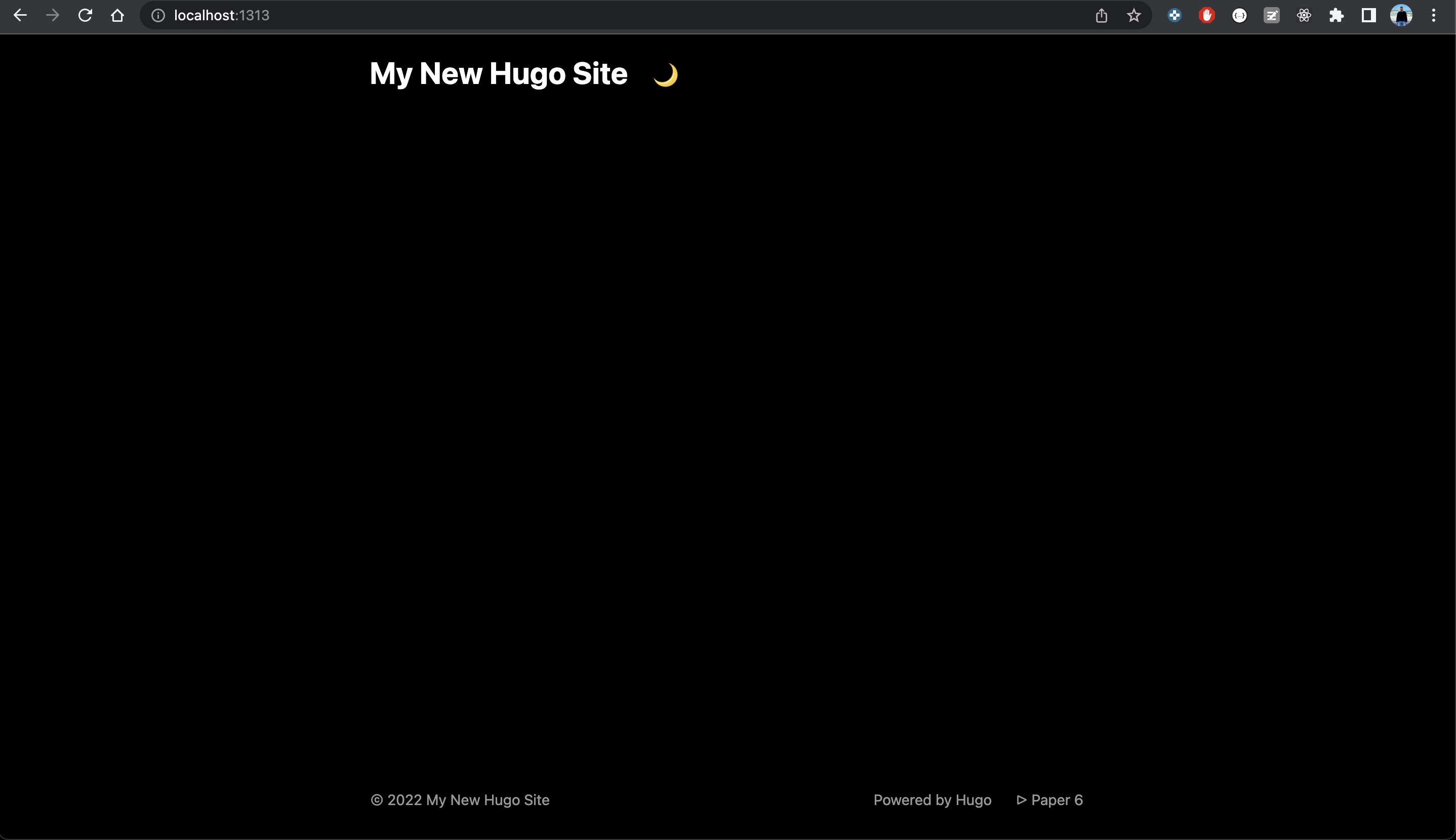 Paper dark theme