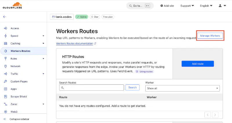 Workers routes