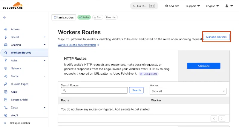 Workers routes