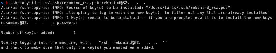 ssh-copy-id command example
