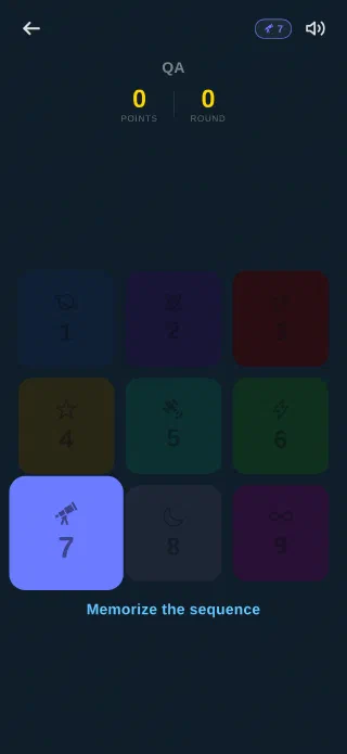 Memorize the sequence