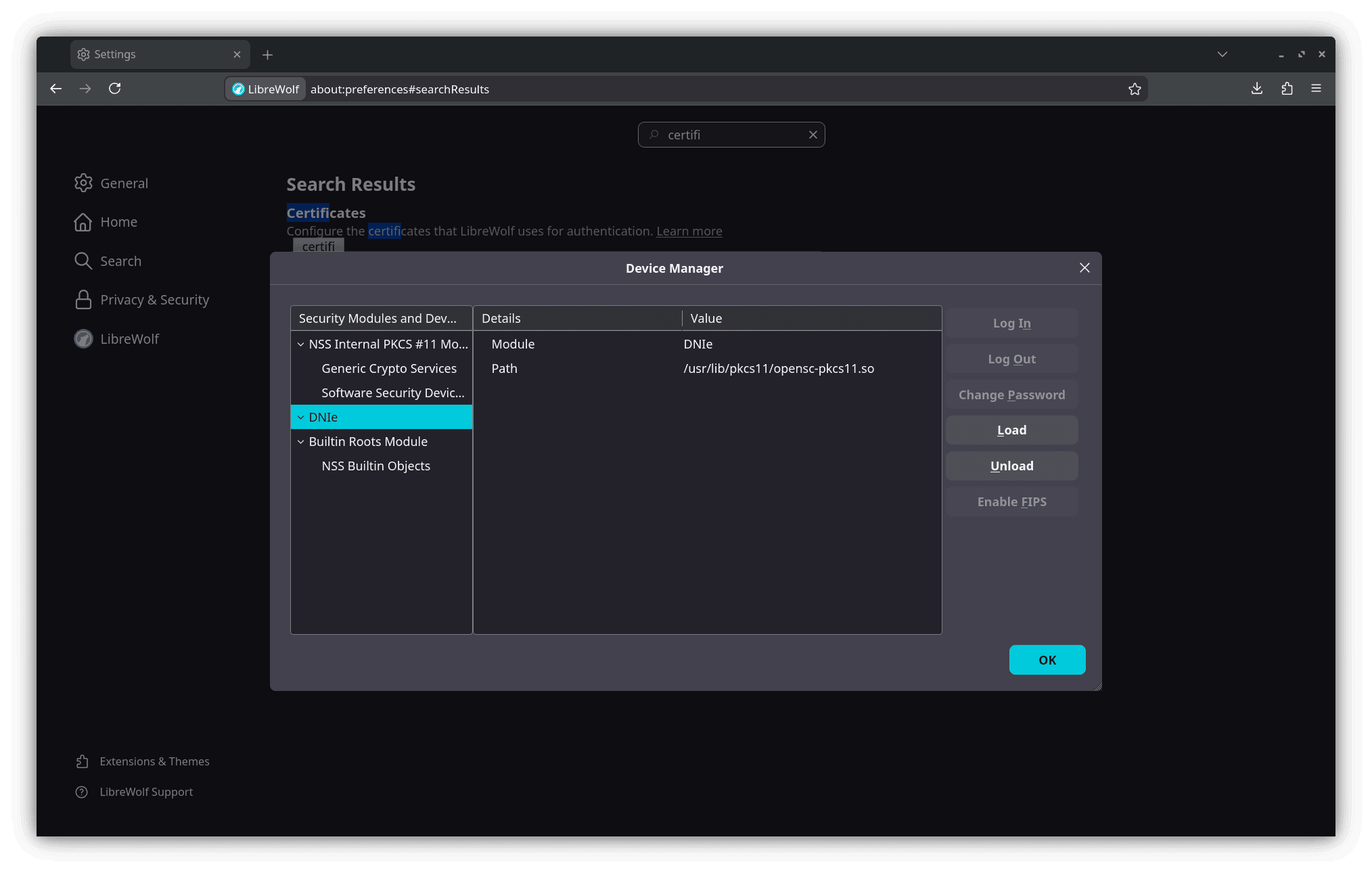 Registering the Smart Card Module