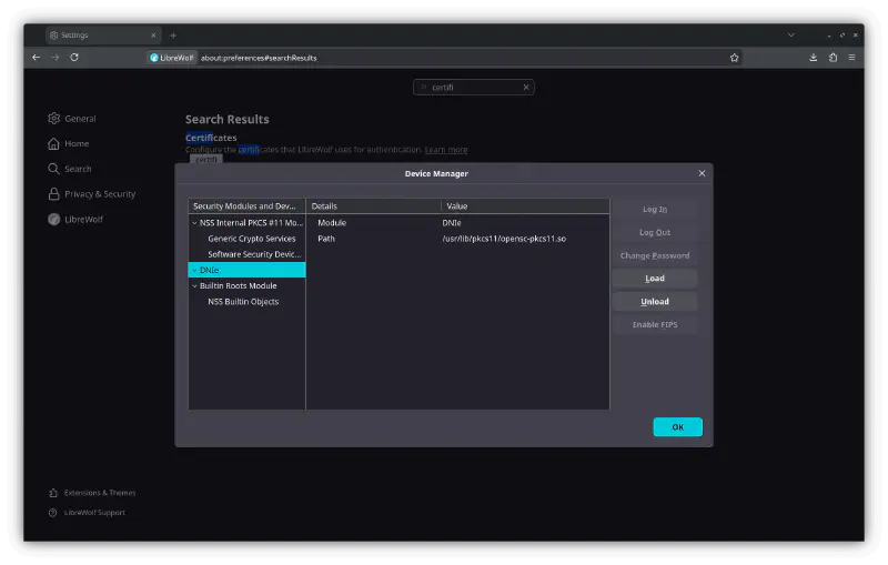 Registering the Smart Card Module